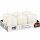 Stumpenkerzen Ø4xH6cm 6er-Pack Creme