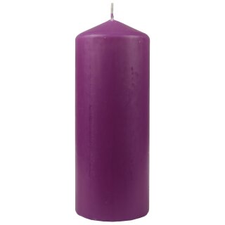 Stumpenkerzen Ø6cm x 17cm Lila