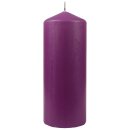 Stumpenkerzen Ø6cm x 17cm Lila