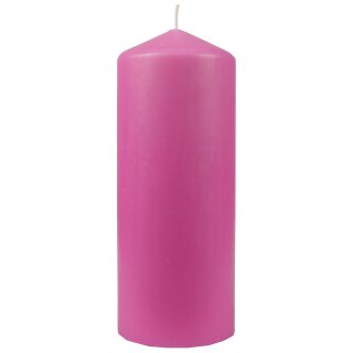 Stumpenkerzen Ø6cm x 17cm Rose