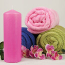 Stumpenkerzen Ø6cm x 17cm Rose