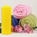 Stumpenkerzen Ø6cm x 17cm Gelb