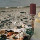 Stumpenkerzen Ø6cm x 17cm Braun