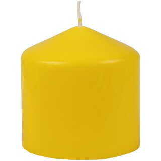 Stumpenkerzen Ø8cm x 8cm - Gelb