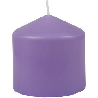 Stumpenkerzen Ø8cm x 8cm - Lila