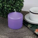 Stumpenkerzen Ø8cm x 8cm - Lila