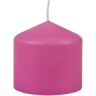 Stumpenkerzen Ø8cm x 8cm - Rose