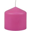 Stumpenkerzen Ø8cm x 8cm - Rose
