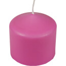 Stumpenkerzen Ø8cm x 8cm - Rose
