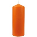 Stumpenkerzen Ø8cm x 20cm - Ocker