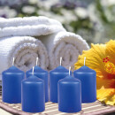 Stumpenkerzen Ø4cm x 6cm ( 6er Pack - Blau