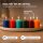 Stumpenkerzen Ø4xH6cm Grün 12er Pack