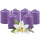 Stumpenkerzen Ø4xH6cm Lila 12er Pack