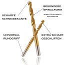 HSS-Bohrer-Set (8 Teile)