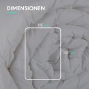 Steppbett Cool 135x200 - mit Menthol Ausrüstung