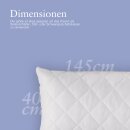 Seitenschläferkissen 40x145cm mit abnehmbaren Mikrofaserbezug