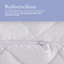 Seitenschläferkissen 40x145cm mit abnehmbaren Mikrofaserbezug