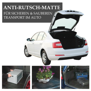 Antirutschmatte Auto 120 x 100 cm - Kofferraummatte - Anti Rutsch Matte Auto