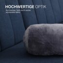 Nackenrolle für Reisen Grau 16x30cm