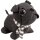 Türstopper Mops/Bulldogge 25x20cm (Anthrazit)