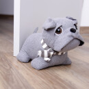 Türstopper Mops Silber 25x20cm