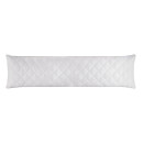 Seitenschläfer Kissenhülle 40x140cm + Premium Kissen schwarz - jet black