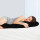 Seitenschläfer Kissenhülle 40x140cm + Premium Kissen schwarz - jet black