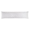 Seitenschläfer Kissenhülle 40x140cm + Premium Kissen beige - creme