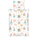 Kinderbettwäsche 2-teilig Baumwolle 100x135/40x60cm...