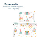 Kinderbettwäsche 2-teilig Baumwolle 100x135/40x60cm Prinzessin