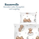 Kinder Bettwäsche 100x135cm / 40x60cm Bärchen Wolke