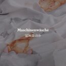 Kinderbettwäsche 2-teilig Baumwolle 100x135/40x60cm Bärchen Wolke