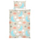 Kinderbettwäsche 2-teilig Baumwolle 100x135/40x60cm...