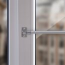 Cafehausstangen silber - chrom matt 50 - 75cm +...