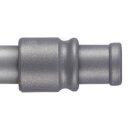 Cafehausstangen silber - chrom matt 50 - 75cm + Klemmträger