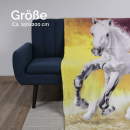 Kuscheldecke 150x200cm mit brillantem Fotodruck - Pferd