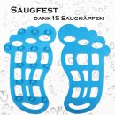 Antirutschmatten - Fuß XL (ocean) - 2 Stk.