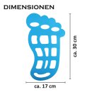 Antirutschmatten - Fuß XL (ocean) - 2 Stk.