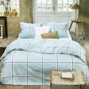 Bettwäsche-Set 2-teilig Baumwolle 135x200/80x80cm Soft Squares