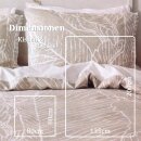 Bettwäsche-Set 2-teilig Baumwolle 135x200/80x80cm Leaves&Trees