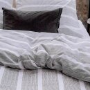 Bettwäsche-Set 2-teilig Baumwolle 135x200/80x80cm Stripe Along