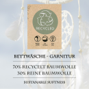Bettwäsche-Set (135x200cm) Remade Romantic Leaves