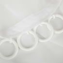 Ringe mit Faltenleghaken Ø40mm 10er Set Weiß