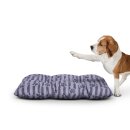 Hundekissen mit Pfoten gesteppt