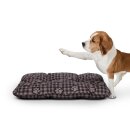 Hundekissen mit Pfoten gesteppt