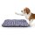 Hundekissen mit Pfoten gesteppt Anthrazit 60x80 cm