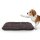 Hundekissen mit Pfoten gesteppt Braun 70x100 cm