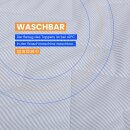 Matratzenauflage Visco-Topper mit Sommer- & Winterseite blau/weiß gestreift 90x200x5cm