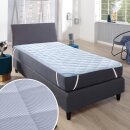 Matratzenauflage "TopCool" mit Sommer- und Winterseite 90x200cm