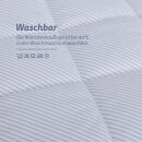 Matratzenauflage "TopCool" mit Sommer- und Winterseite 140x200cm